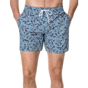 Rodd & Gunn Wave Break Vintage Palm Print Swim Trunks Shorts Men's XXL NWT